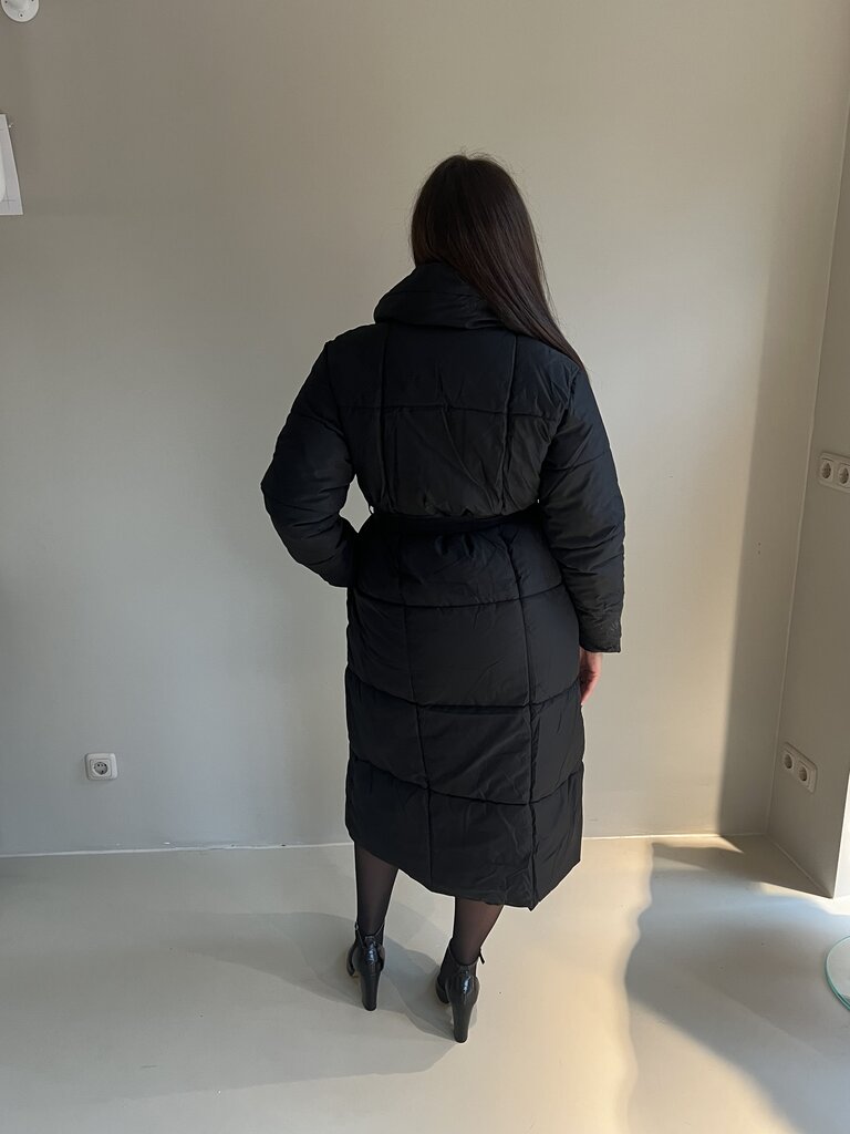 Deems "Rosalie" long padded jacket - black