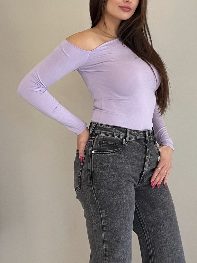 Deems "Aimee" Off shoulder top - Paars