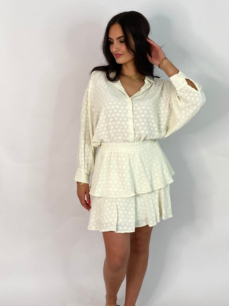 Deems "Lanna" Ruffle set - creme