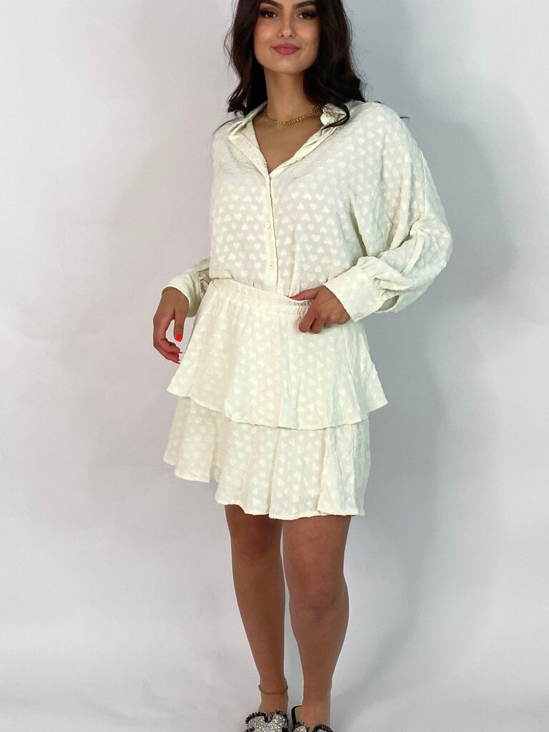 Deems "Lanna" Ruffle set - creme
