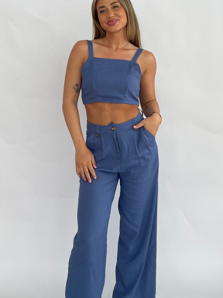 Deems "Lena" Linne top onderdeel van set - Blue