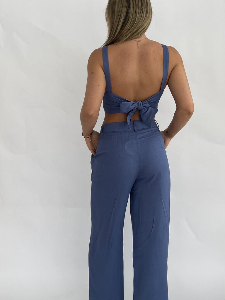 Deems "Lena" Linne top onderdeel van set - Blue