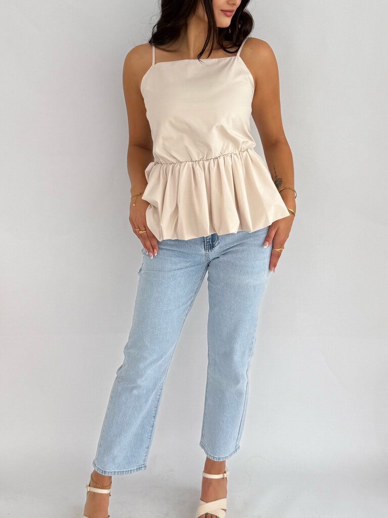 Deems "Loeke" Cutie top - Taupe