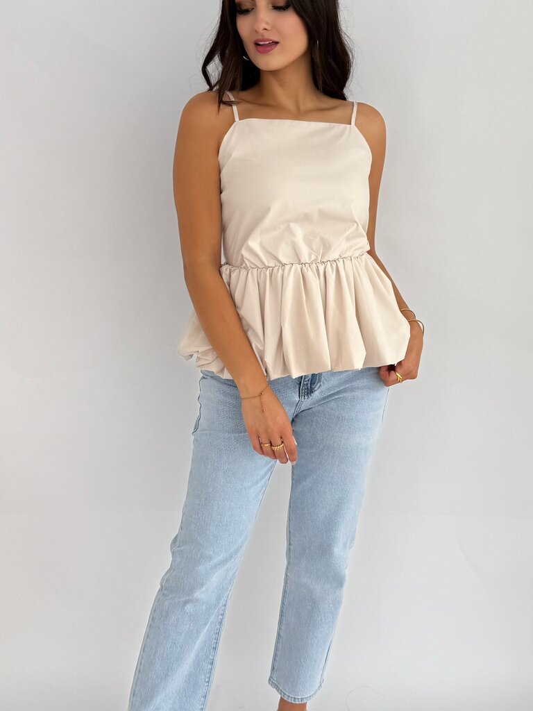 Deems "Loeke" Cutie top - Taupe