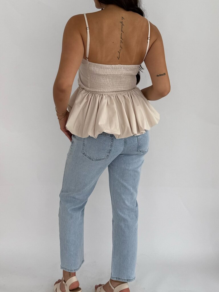 Deems "Loeke" Cutie top - Taupe