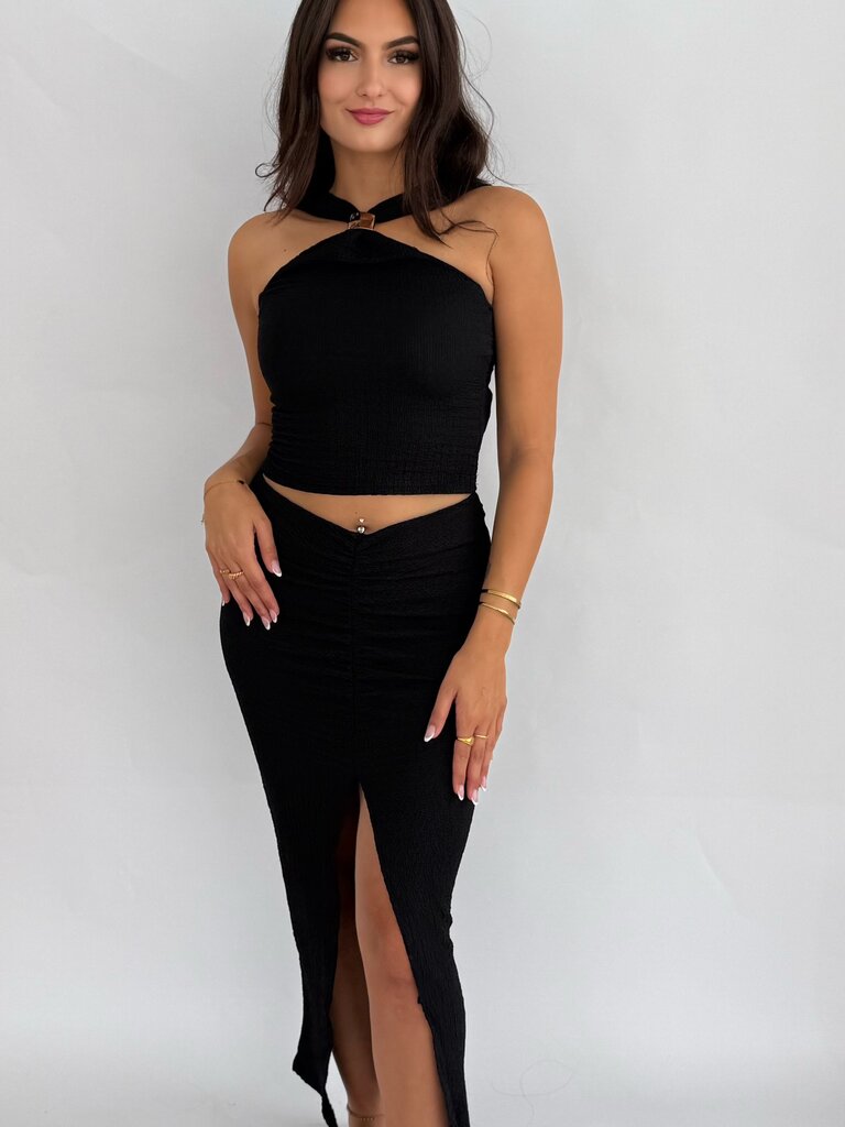 Deems "Demi" Skirt onderdeel van set - Black
