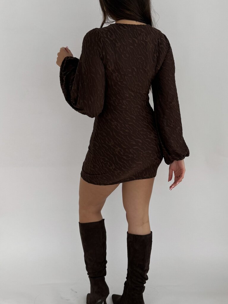 Deems  "Lovi" impress dress - Brown