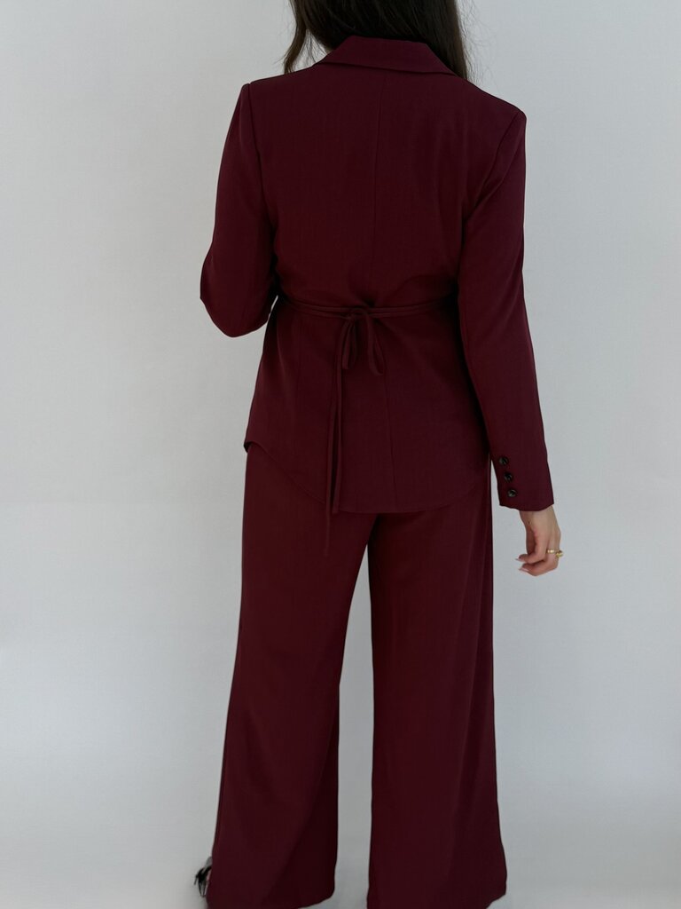Deems  "Lucee" blazer onderdeel van set - bordeaux