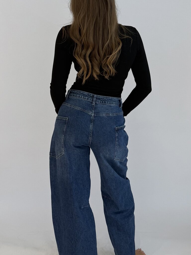 Deems  "Linda" Balloon jeans - dark blue