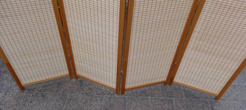 Kamerscherm Naturel 4 panelen