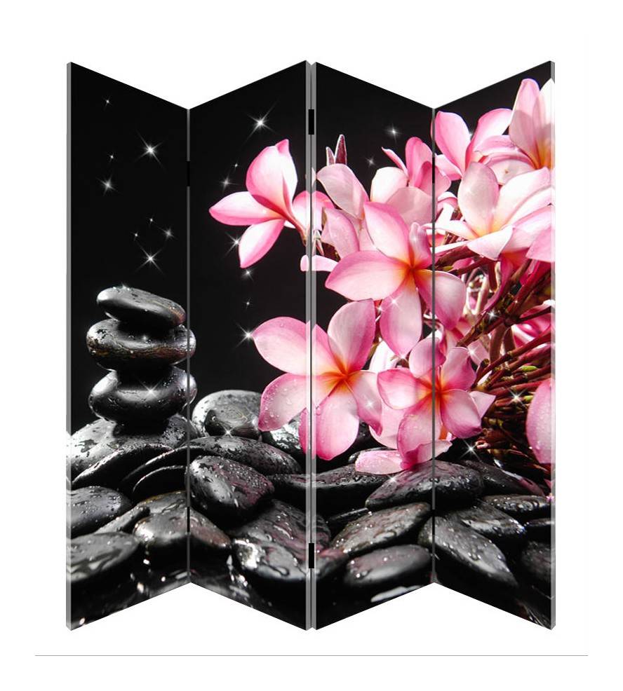 Canvas Kamerscherm Frangipani