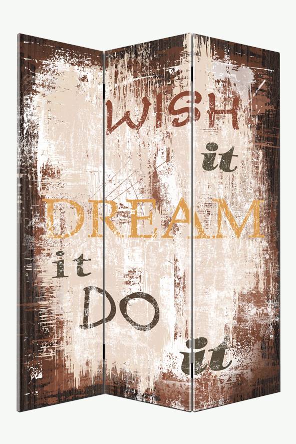 Kamerscherm Wish it Dream it Do it