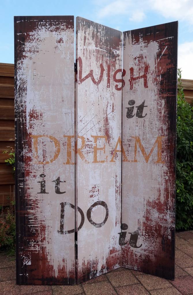 Kamerscherm Wish it Dream it Do it