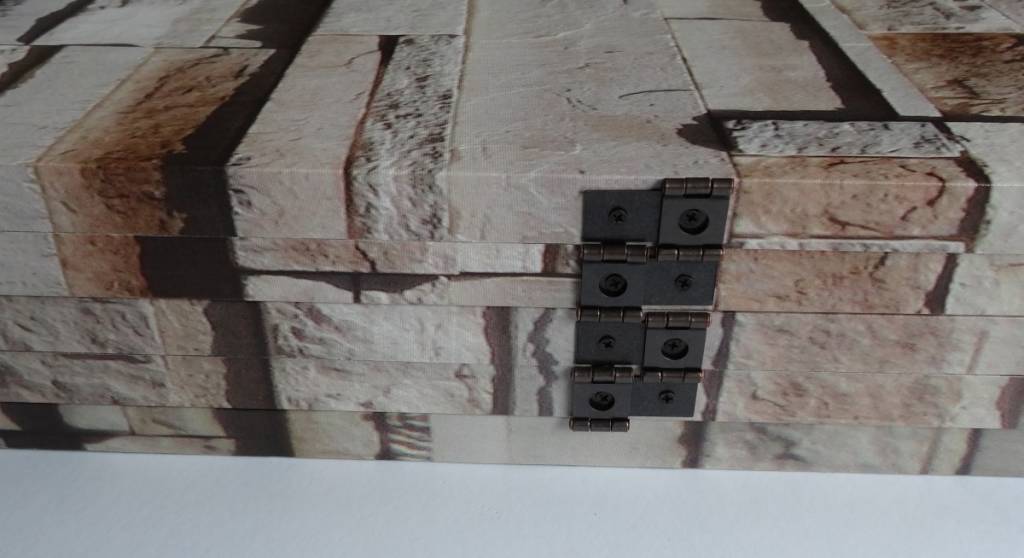 Kamerscherm Vouwscherm Stenen Muur 5 panelen