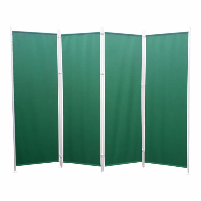 Kamerscherm 4 panelen Groen