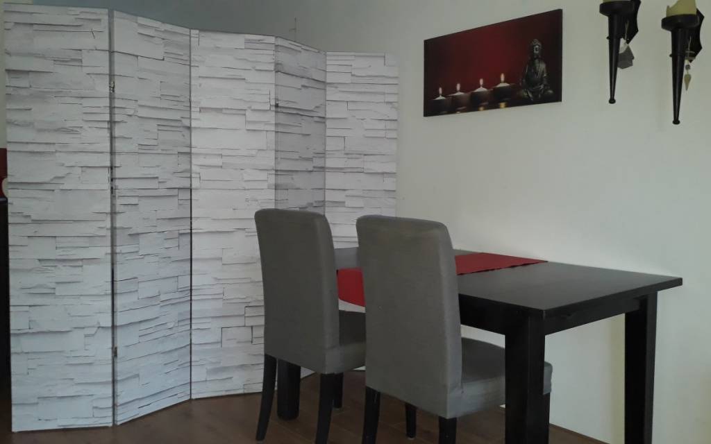 Kamerscherm Vouwscherm Stenen Muur Wit