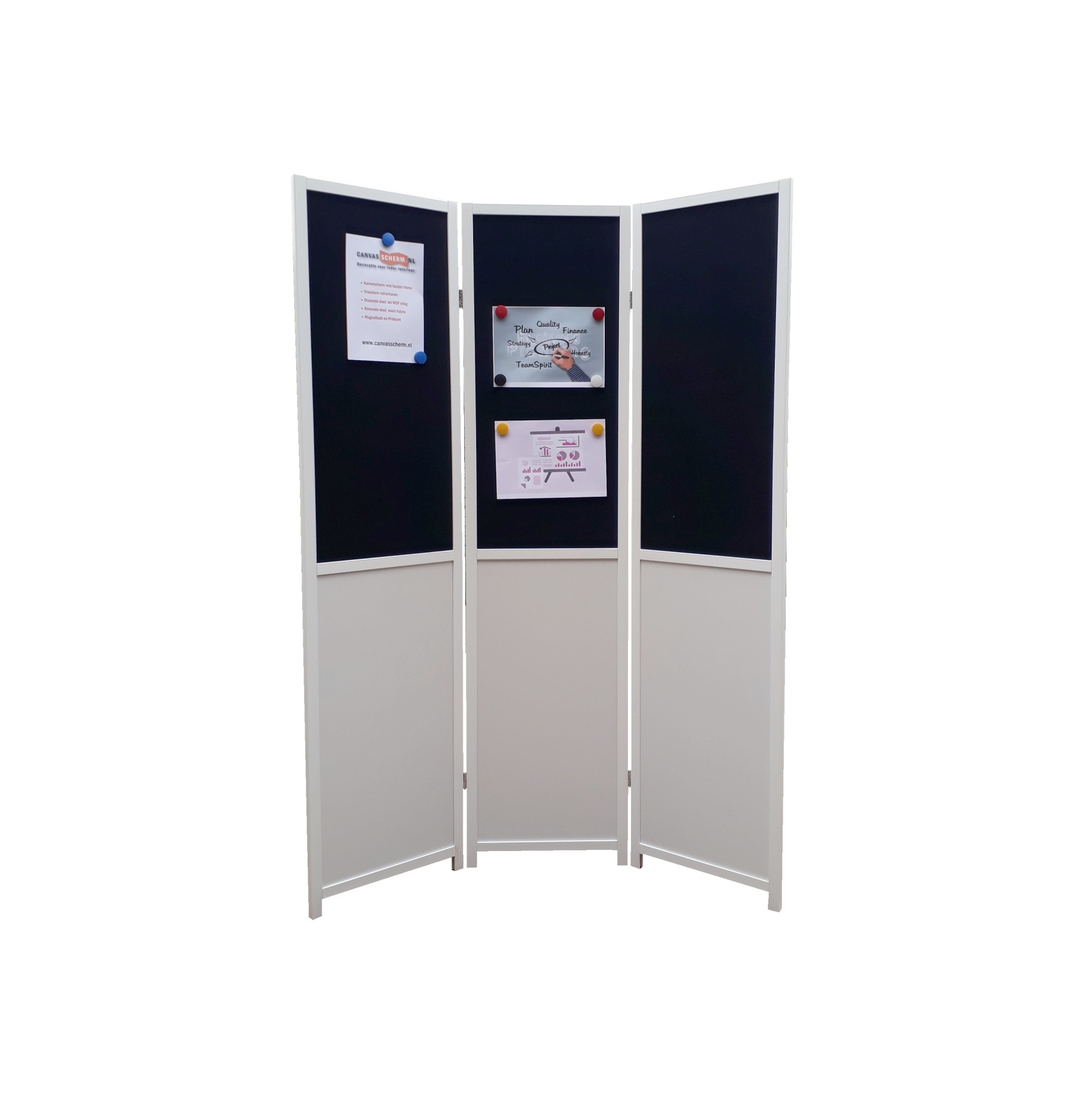 Kamerscherm Prikbord Solero