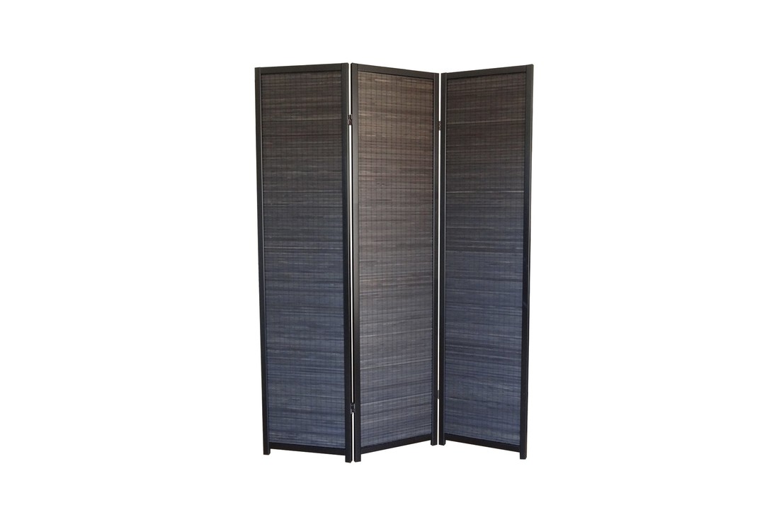 Zwart Kamerscherm 3 panelen