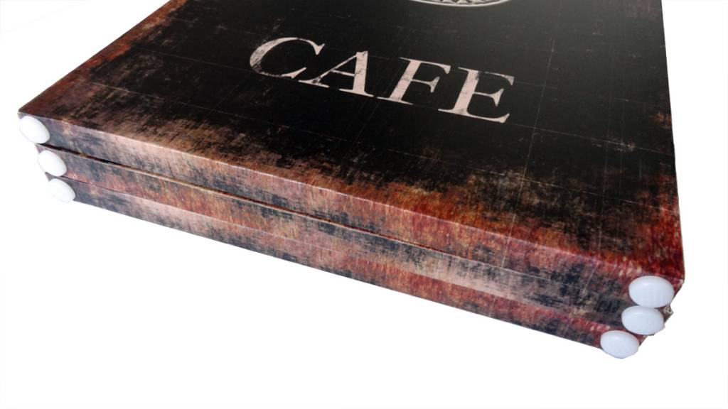 Canvas Kamerscherm Cafe Bistro Restaurant