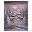 Kerst Canvas LED winters Landschap