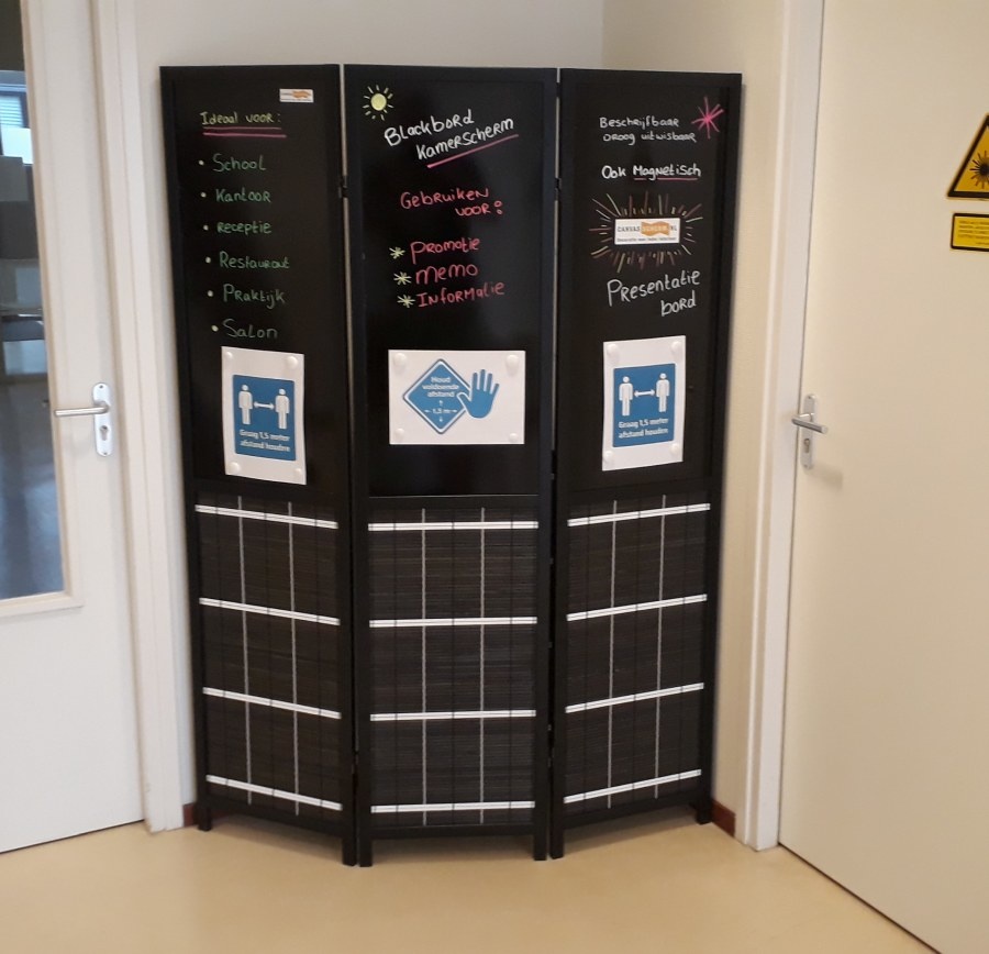 Kamerscherm Blackboard Barista