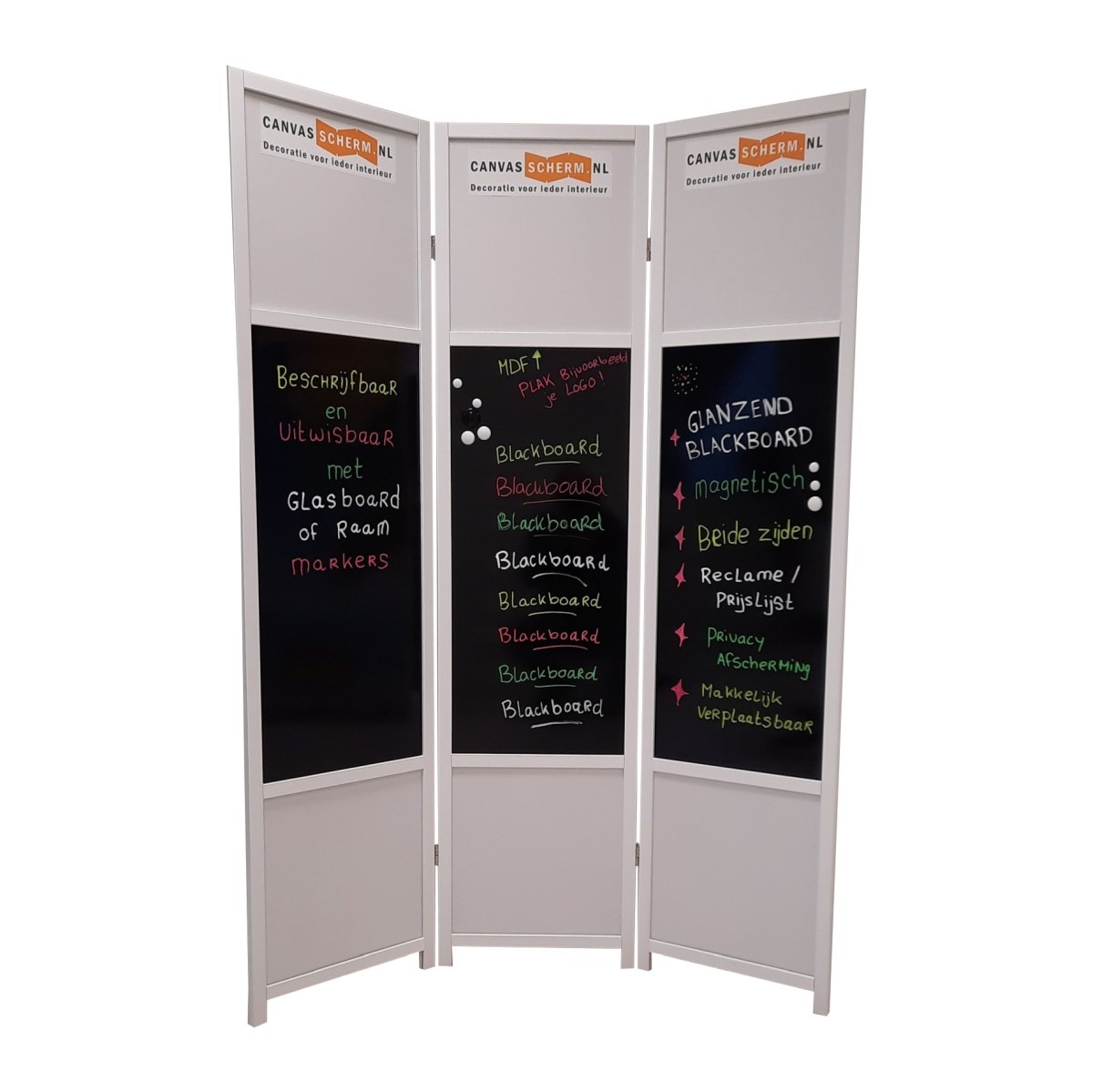 Kamerscherm Blackboard Bristol Canvasscherm.nl