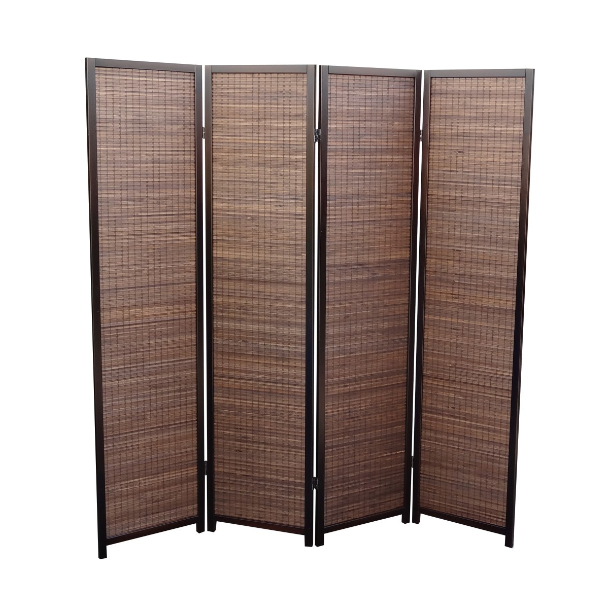 Kamerscherm Walnut 4 panelen