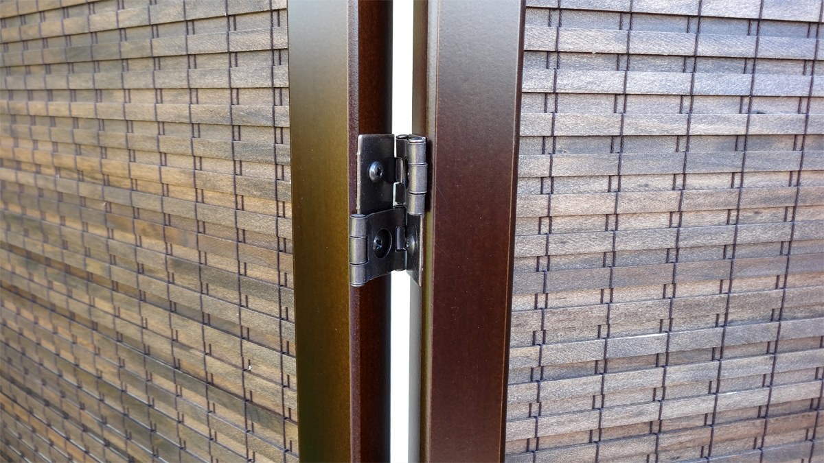 Kamerscherm Walnut 4 panelen