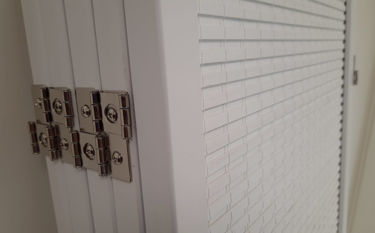 Wit Kamerscherm Hout 5 Panelen