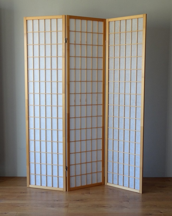 Shoji Kamerscherm Naturel 3 panelen