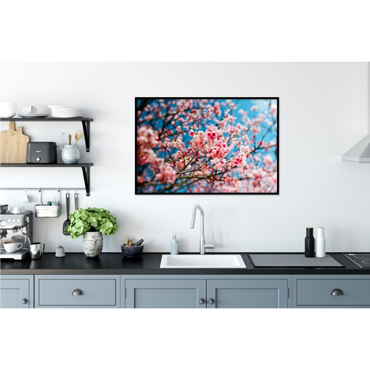 Poster in Lijst Lente Sakura