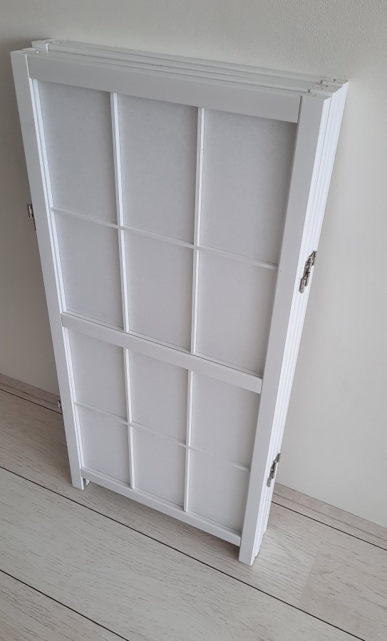 Japans Kamerscherm Laag Model Wit