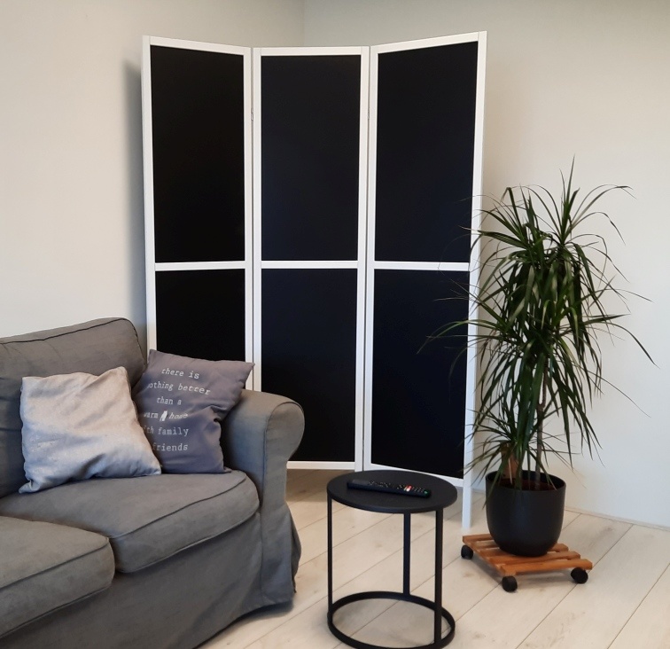 Kamerscherm Hout MDF 3 panelen