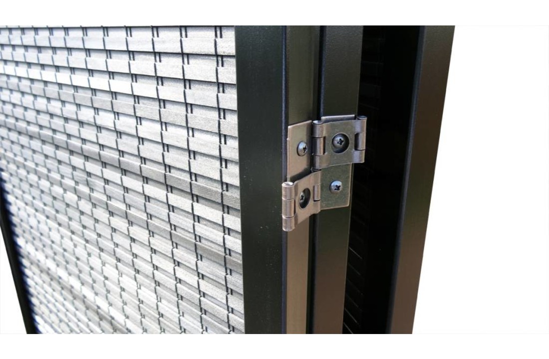 Zwart Kamerscherm 3 panelen