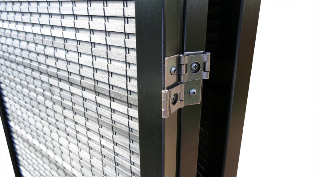 Zwart Kamerscherm 3 panelen