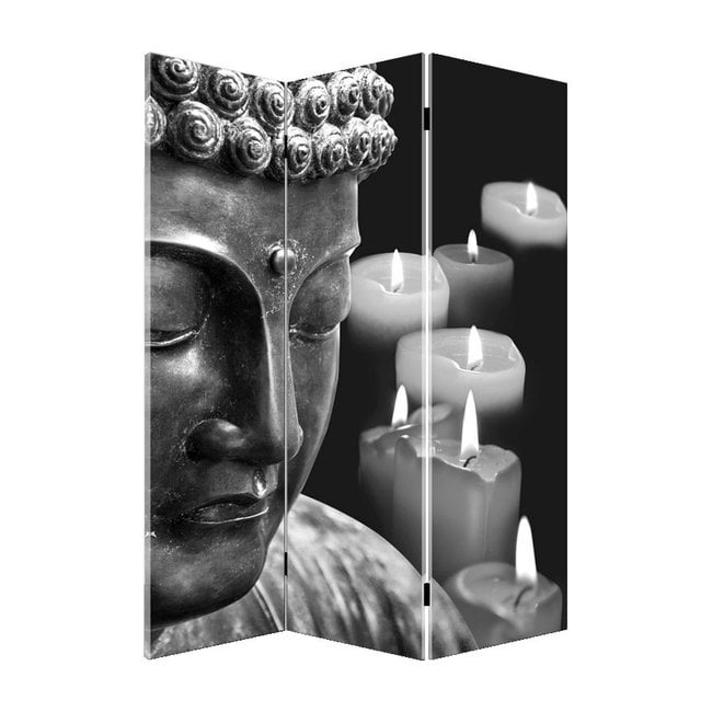 Kamerscherm Boeddha met LED
