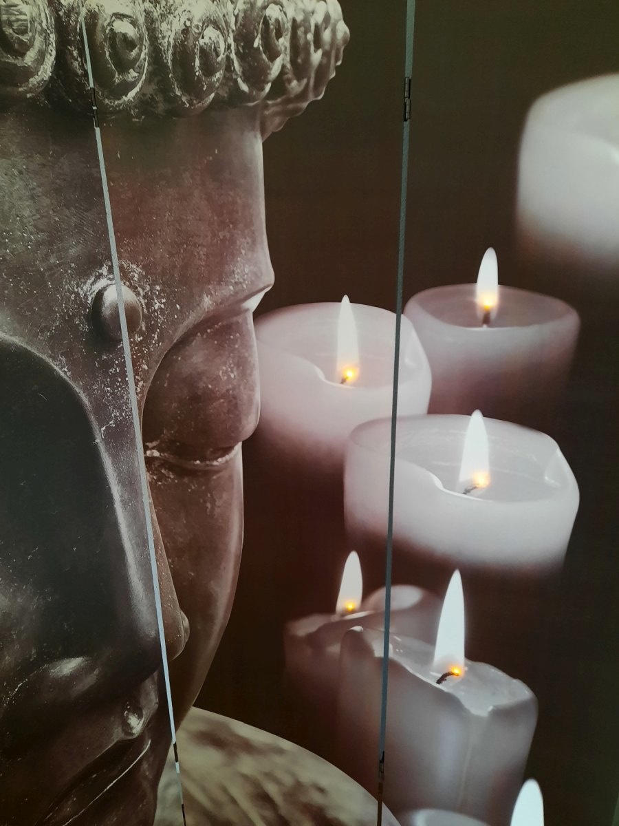 Kamerscherm Boeddha met LED