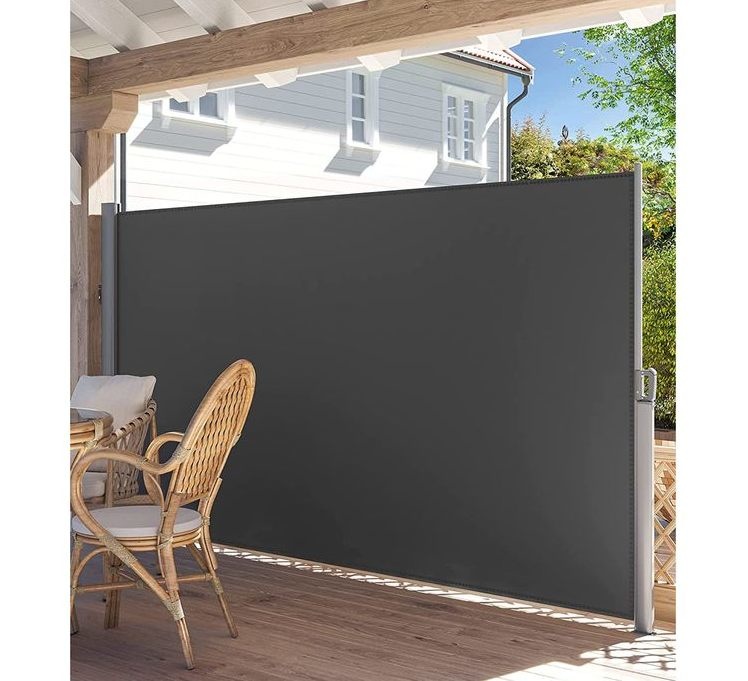 Uittrekbaar Windscherm Aluminium 200 x 350