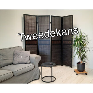 Tweedekans Kamerscherm hout 4 panelen