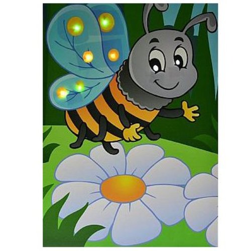 LedCanvas Vrolijke Bij LedCanvas Vrolijke Bij