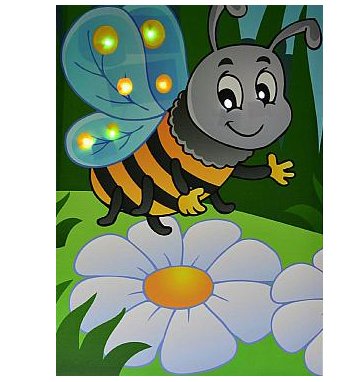 LedCanvas Vrolijke Bij
