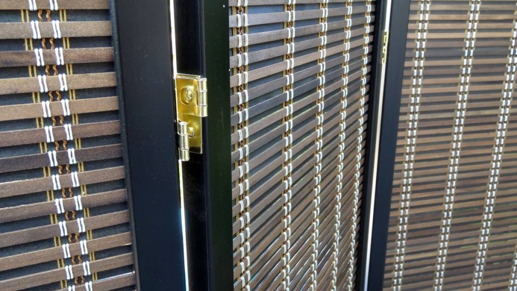 Kamerscherm Bruin 4 panelen
