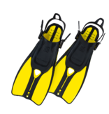 Ocean Reef Duo 2 snorkelvinnen met Drybag/Signaal boei