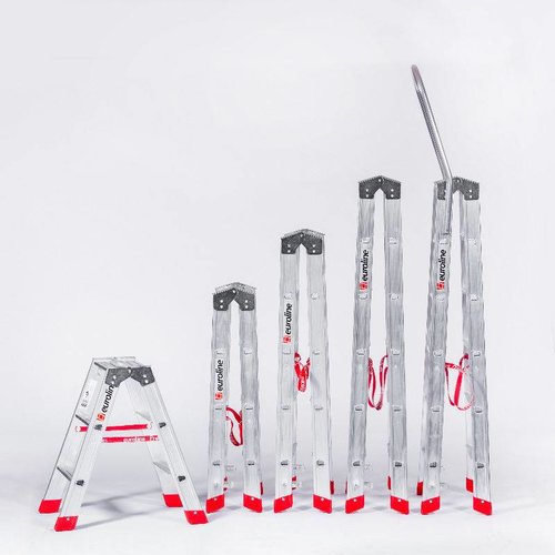 Dubbele Trap 2x6 (max. werkhoogte 3,41 m) Euroline Dubbele Trap 2x6 (max. werkhoogte 3,41 m)