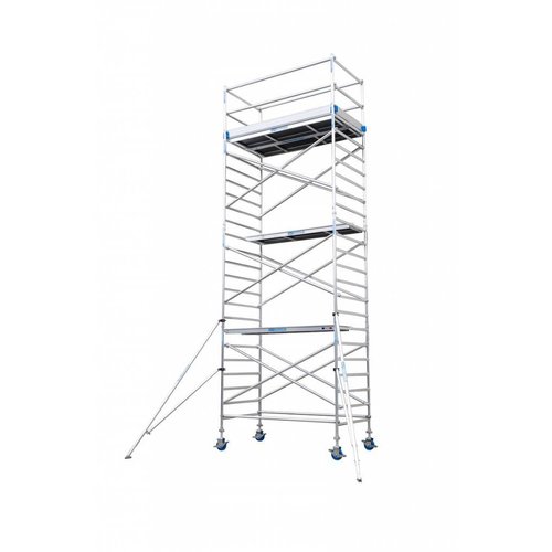 Afsluitbare Steigeraanhanger + Rolsteiger Original 135 x 305 x 8,2 meter Euroscaffold Afsluitbare Steigeraanhanger + Rolsteiger Original 135 x 305 x 8,2 meter