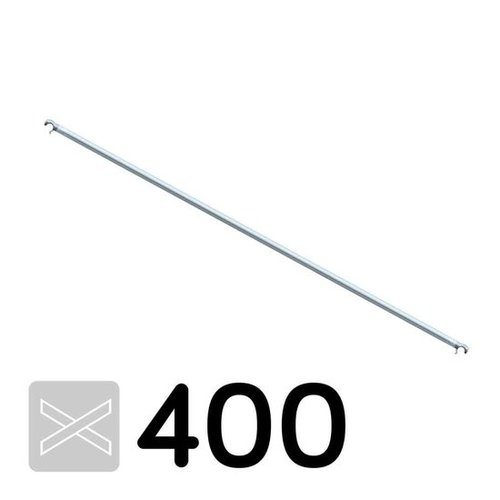 Diagonale Rolsteiger Schoor voor platformlengte van 4.00 m Euroscaffold Diagonale Rolsteiger Schoor voor platformlengte van 4.00 m