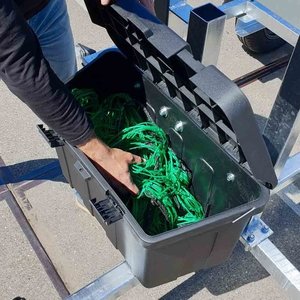 Gereedschapskist voor steigeraanhanger