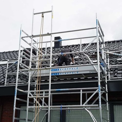 Solarlift 10,2 meter werkhoogte Euroscaffold Solarlift 10,2 meter werkhoogte