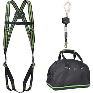 Kratos Basis harnas steiger set met valstopblok Kratos Basis harnas steiger set met valstopblok