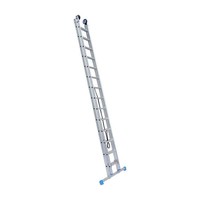 Eurostairs Eurostairs ladder dubbel recht 2x12 sporten + gevelrollen